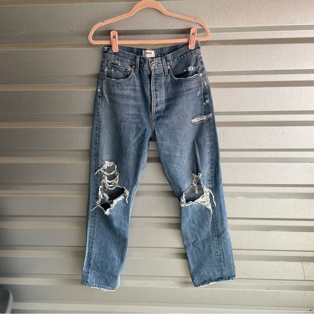 Agolde 90's Mid Rise Loose Fit in Fall Out